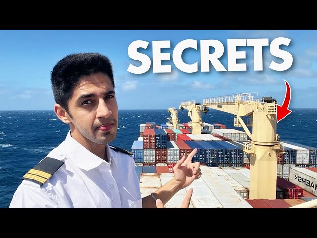 Inside the SECRET World of a Mega Maersk SHIP - Sailing in the OCEAN!