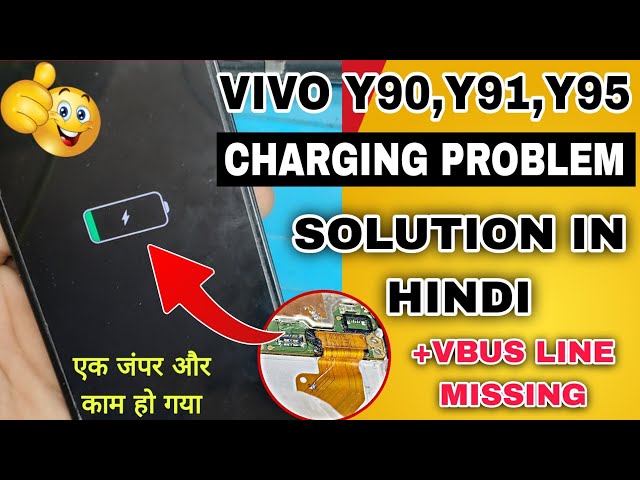 VIVO Y90 CHARGING PROBLEM SOLUTION 💯 || Y91,Y93,Y95 Charging Jumper Ways In Hindi