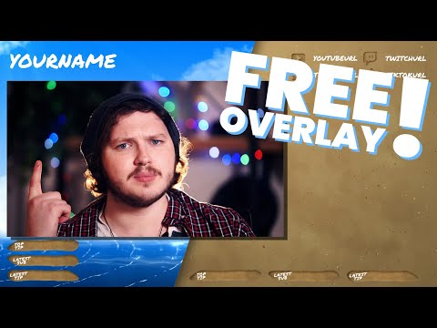 Beach Vibes Pack - FREE Animated Twitch Overlay - With Download!