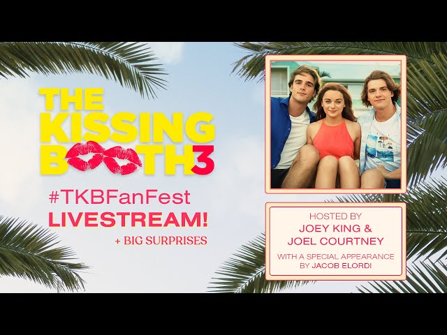 Joey King and Joel Courtney share BIG surprises | The Kissing Booth 3 | #TKBFanFest | Netflix