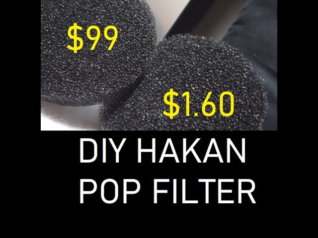 Make your own $99 Hakan Pop filter for $1.66
