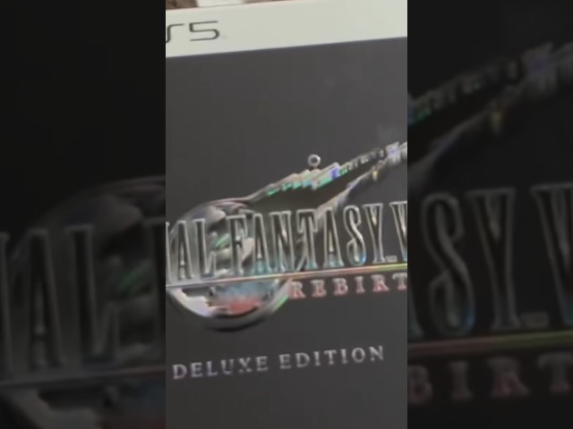 Así es la edicion Deluxe de Final Fantasy 7 Rebirth! 👀