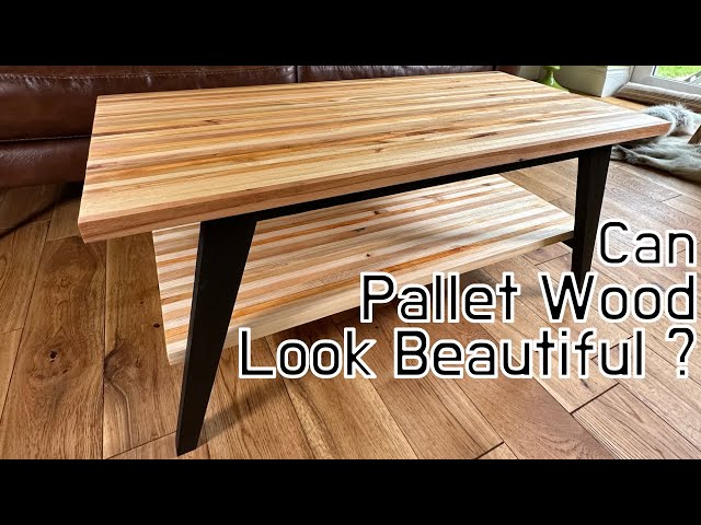 Turning Free Pallets into $630 Designer Coffee Table