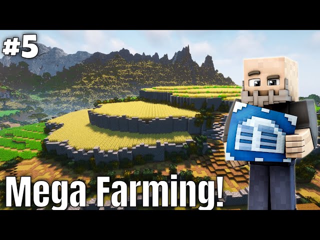 Mega Farming | Hardcore Minecraft Survival [ep. 5]
