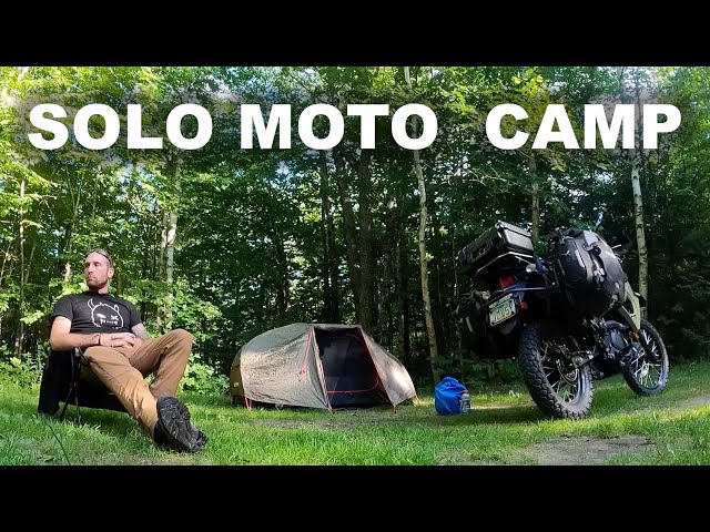 Solo Moto Camping in New Hampshire