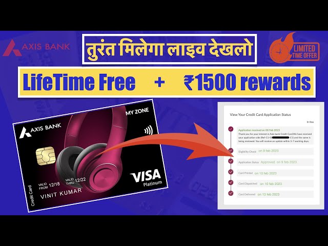 Axis Bank My Zone Credit Card | Best Lifetime Free Credit Card 🔥| Axis My Zone Credit Card Benefits
