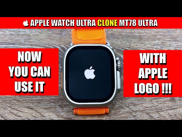 MT78 ULTRA Smartwatch - APPLE Watch ULTRA Clone with Apple Logo