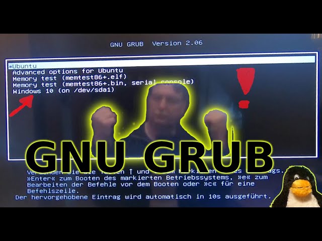 GNU GRUB weg bei Dualboot (Ubuntu 22.04.3 & Windows 10)
