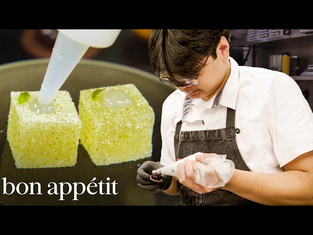 Hand-Making 480 Desserts Each Night at a 2 Michelin Star Restaurant | On The Line | Bon Appetit