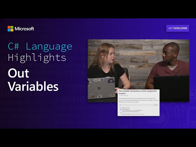 C# Language Highlights: Out Variables