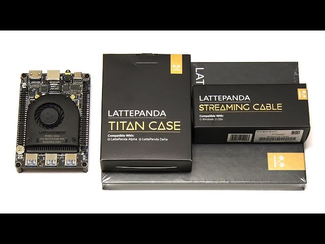 LattePanda Alpha: Screen, Case & Streaming Cable