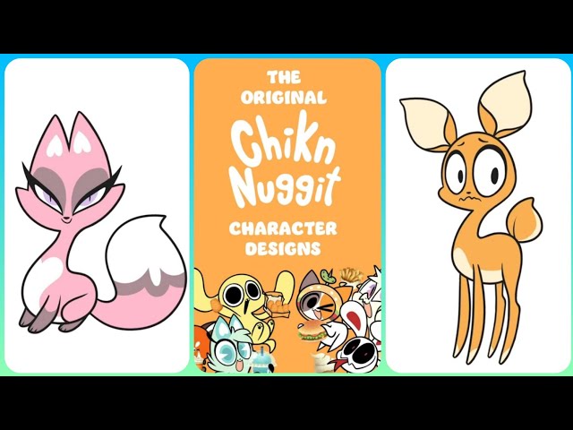 Chikn.Nuggit Original Character Designs | TikTok Animation from @chikn.nuggit