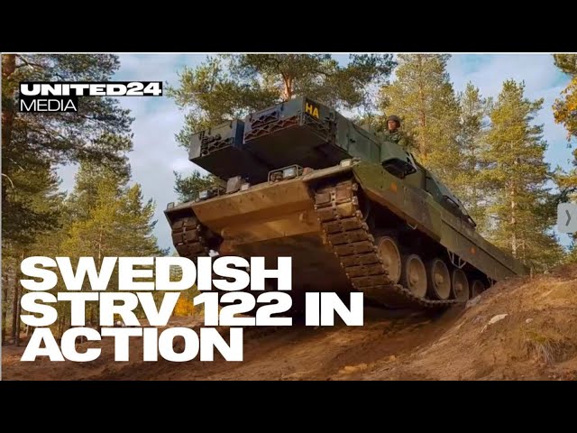 Swedish Main Battle Tank Strv 122 Deployed in Ukraine. Equal to the Abrams or Challenger 2?