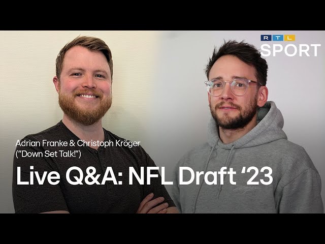 🔴 LIVE NFL DRAFT Q&A mit Adrian Franke & Christoph Kröger ("Down Set Talk!") | RTL Sport