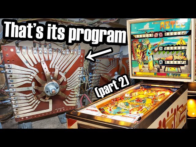The step-by-step, mechanical logic of old pinball machines