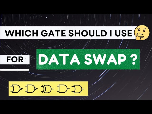 How to swap data of registers using Logic gates? 🤔Brain Teaser #3
