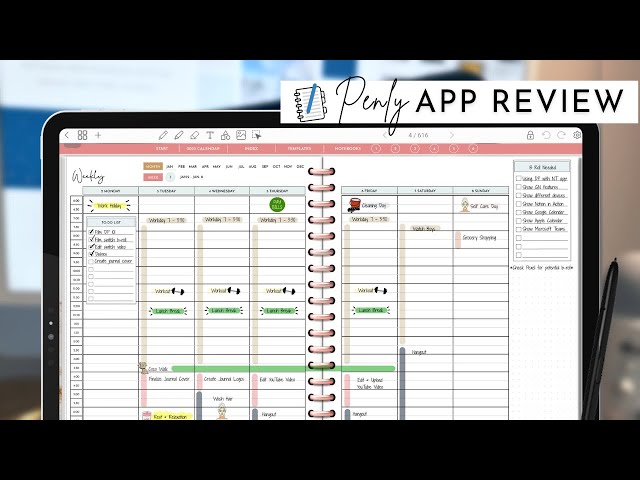 HOW TO USE PENLY - The Best Digital Planning App for Android!