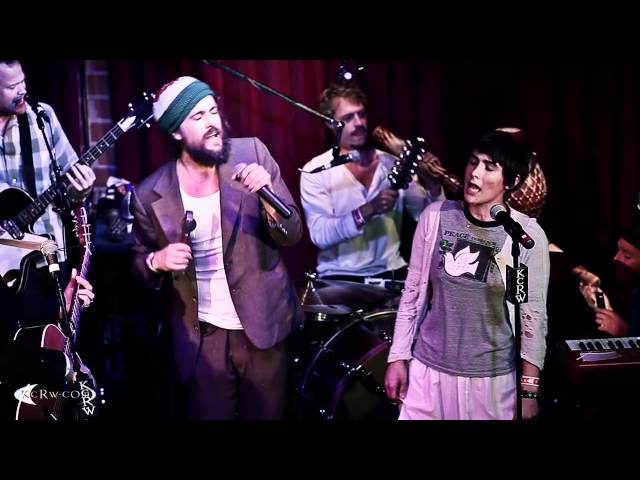 Edward Sharpe performing "Man On Fire" Live at KCRW's Apogee Sessions