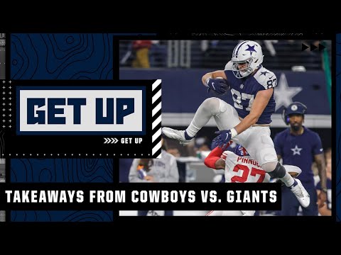 The biggest takeaways from the Cowboys' Thanksgiving Day win over the Giants | Get Up