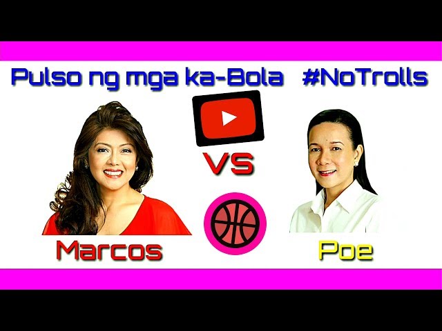 IMEE MARCOS vs GRACE POE Survey (Poll) (2019) No Trolls - Pulso ng mga Ka-bola - Senator