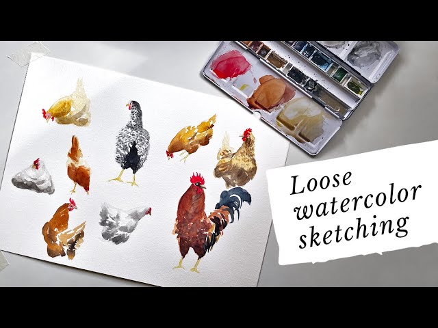 7 tips for looser, more expressive watercolor paintings