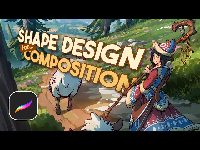 Create scenes with DEPTH that read CLEARLY! - Narrated Procreate Timelapse