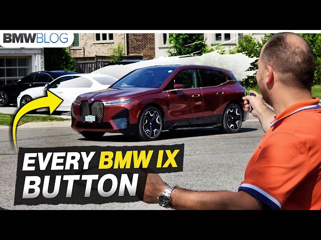 BMW iX Every Button Explained
