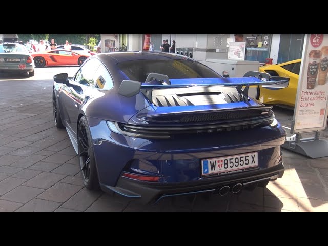 Brand-New Porsche 992 GT3 driving on the road!