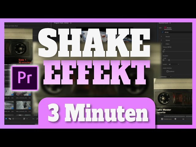 Premiere: Shake-Effekt [Verwackelungseffekt]