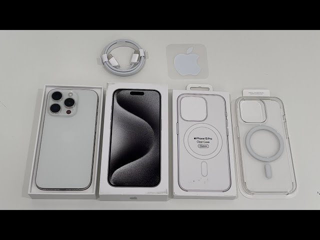 iPhone 15 Pro Unboxing: White Titanium!