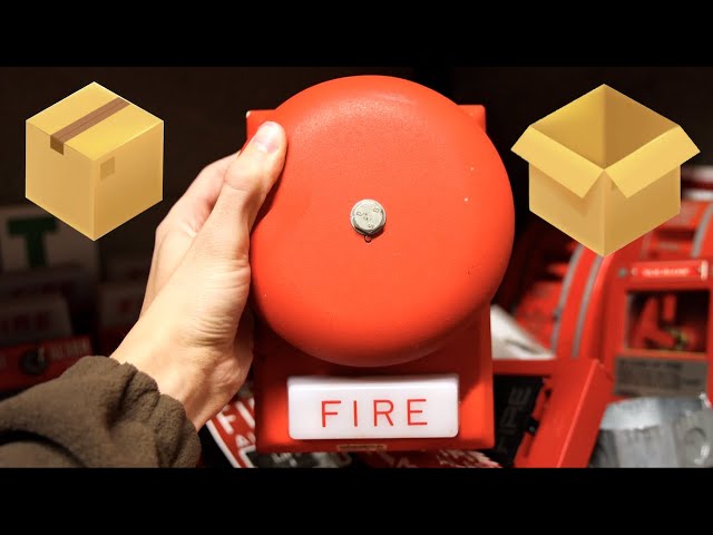 Wheelock Fire Alarm Bell Strobe Unboxing & Testing