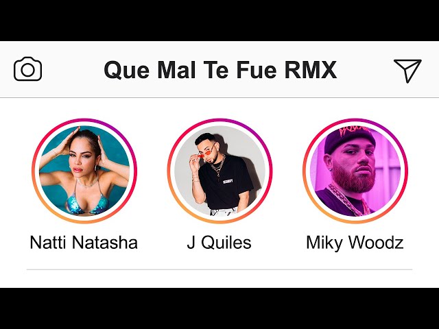 Natti Natasha - Que Mal Te Fue "Remix" ft. J Quiles, Miky Woodz [Official Video]