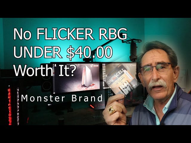 Studio Lighting with Monster LED Bar Light Under $40 Great for a Home