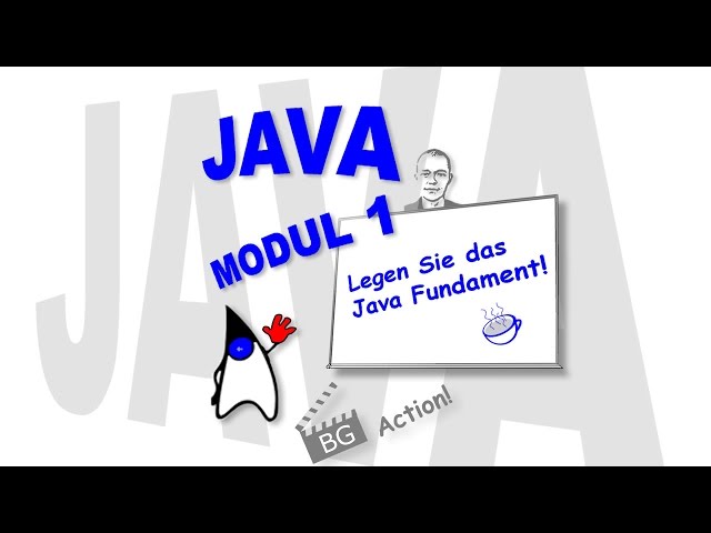 Java - Sprache & Programmierung (Modul 1) TRAILER