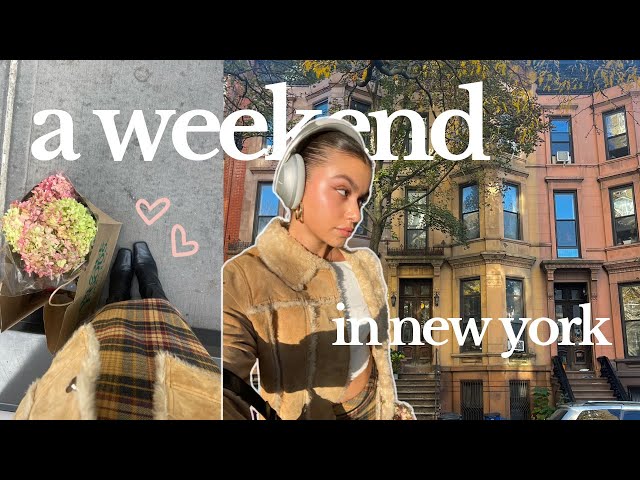 a weekend in NYC | back in the city, dating in New York, Michael's bday