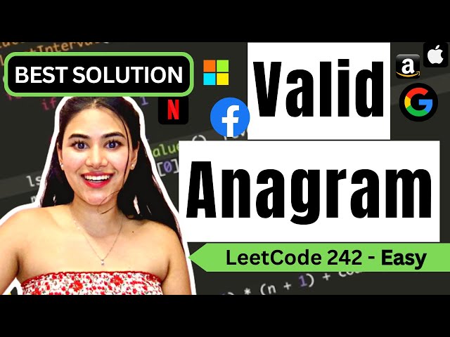 Valid Anagram - LeetCode 242 - Python