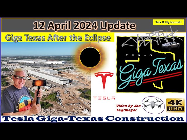 Mega Structure, S Ext Concrete, Boring Tunnel & N Conduits! 12 April 2024 Giga Texas Update(07:15AM)