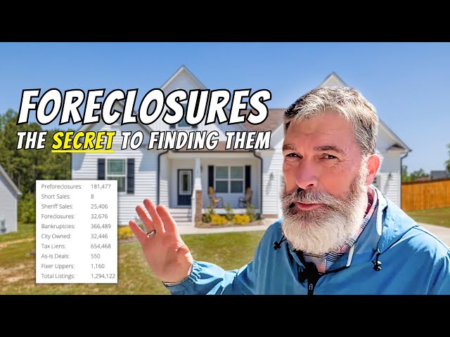 (FORECLOSURES) The SECRET to Finding the Best Houses