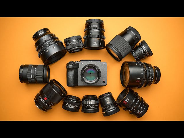 Budget Sony FX30 Cinema Lenses!
