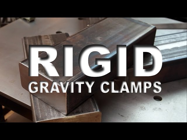 Rigid Gravity Clamps | Cast lead and steel weights for the shop (Kubrick)