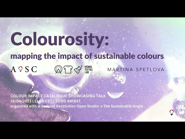 Colourosity: mapping the impact of sustainable dyes