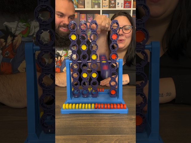 Connect 4 Spin - This Game Is Super Satisfying! #boardgame #couple