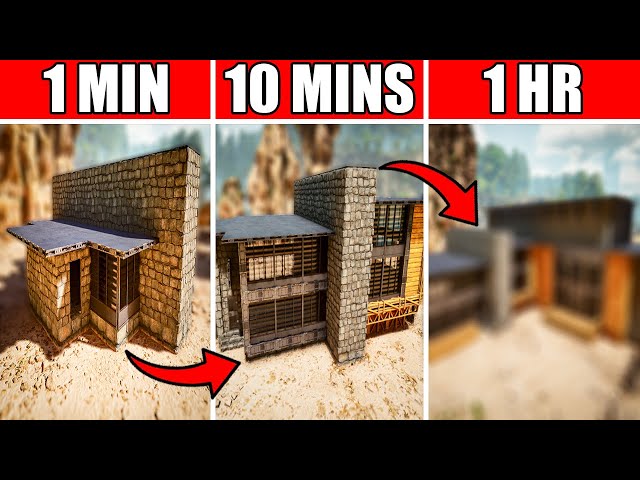 ARK Modern House: 1 Minute vs 10 Minutes vs 1 Hour