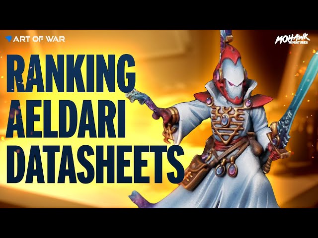 Ranking Every Aeldari Datasheet! Warhammer 40k 10th Edition Tier List