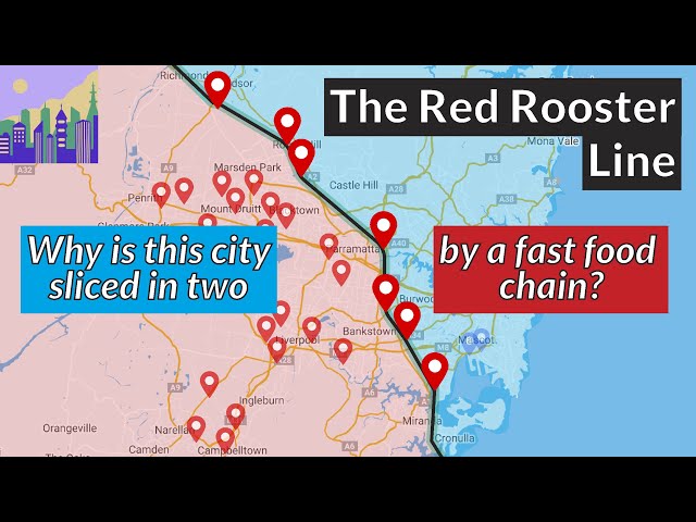 The Red Rooster Line: A Line That Slices Sydney In Two
