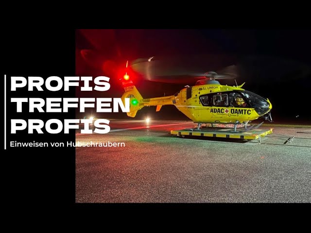 FF-Suben - Hubschraubereinweisen - Schulung