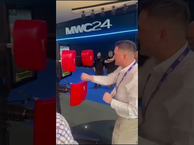 Mpirical’s very own Rocky Balboa! Powered by 5G at MWC!