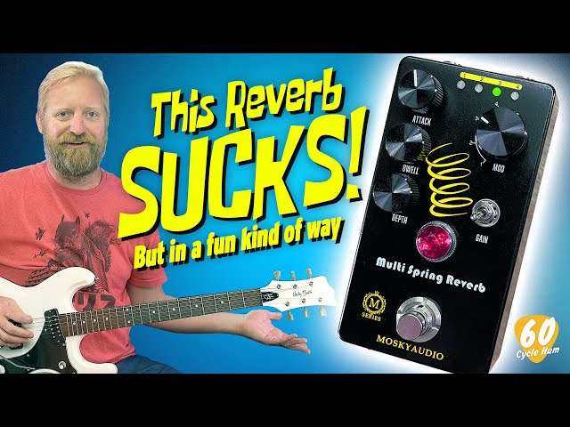 No it doesn't drip, IS THIS EVEN A REVERB? - Mosky Multi Spring "Reverb"  - #HoopJumpersClub