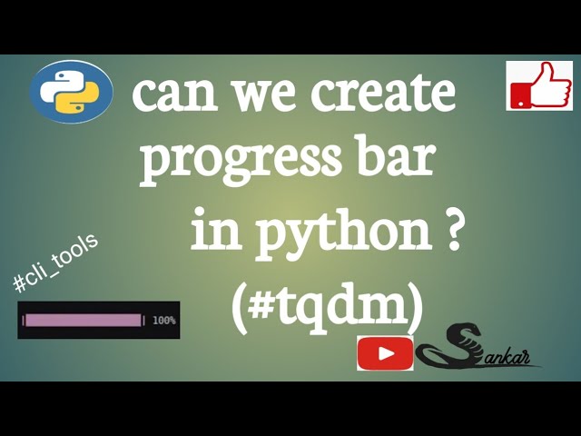 Progress bars in python?