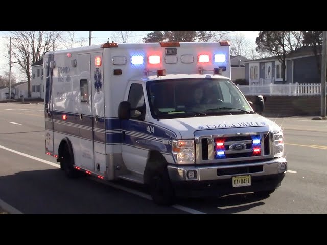 Tri Boro First Aid Squad Ambulance 404 Responding 2-15-23